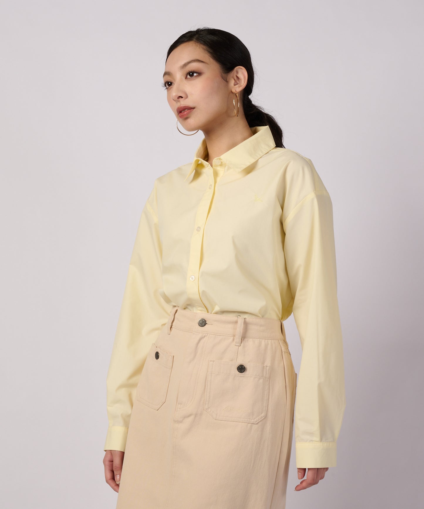 リラックス シック ブロード 長袖シャツ/RELAX CHIC BROAD LS SHIRT