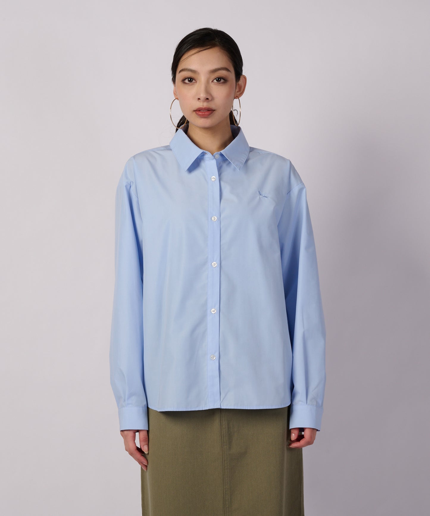 リラックス シック ブロード 長袖シャツ/RELAX CHIC BROAD LS SHIRT