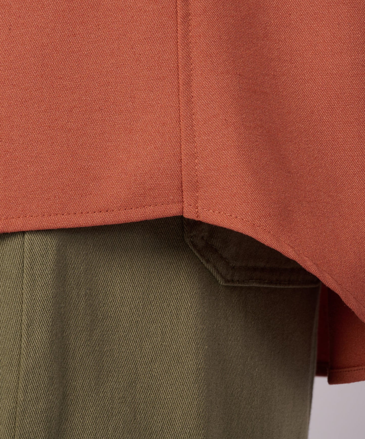 テクスチャード オープンカラーシャツ/TEXTURED OPEN COLLAR SHIRT