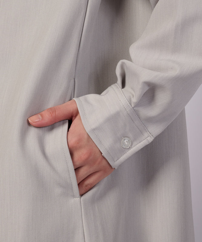 【ポイントUP対象】多用途 長袖 シャツワンピース/VERSATILE LS SHIRT DRESS