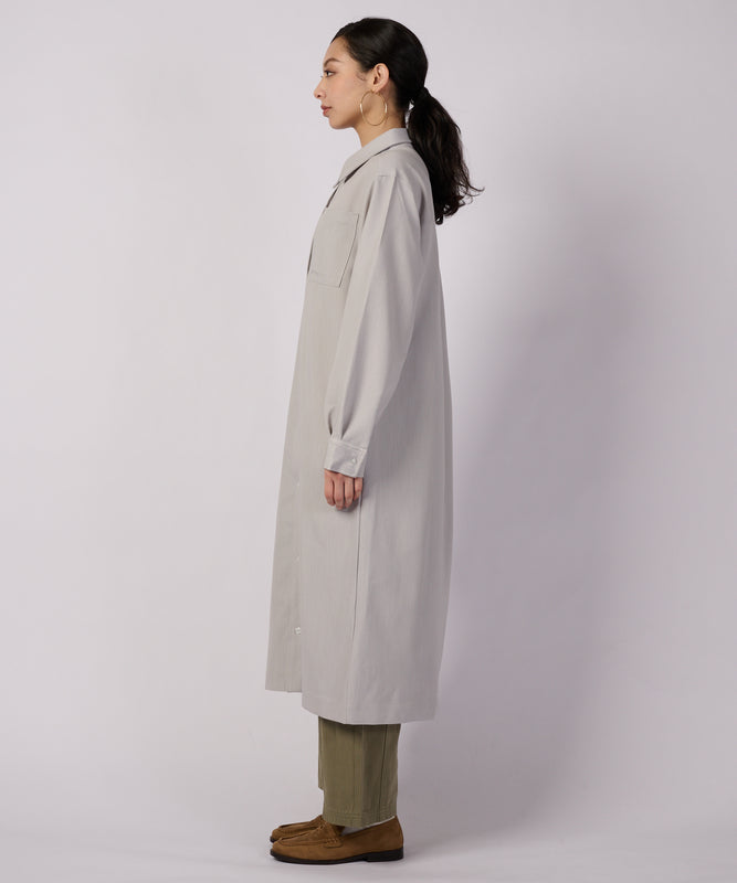 【ポイントUP対象】多用途 長袖 シャツワンピース/VERSATILE LS SHIRT DRESS
