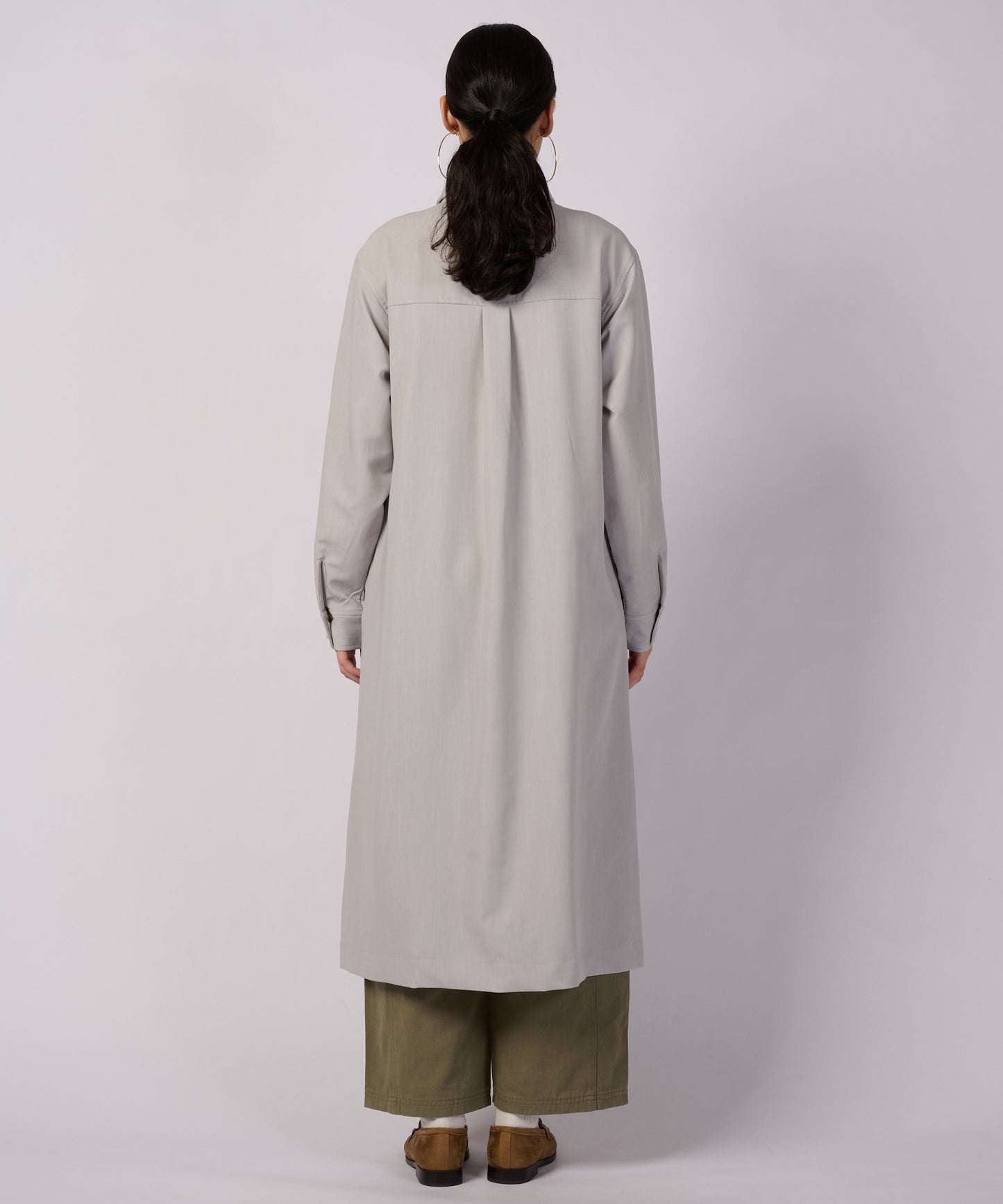 【ポイントUP対象】多用途 長袖 シャツワンピース/VERSATILE LS SHIRT DRESS