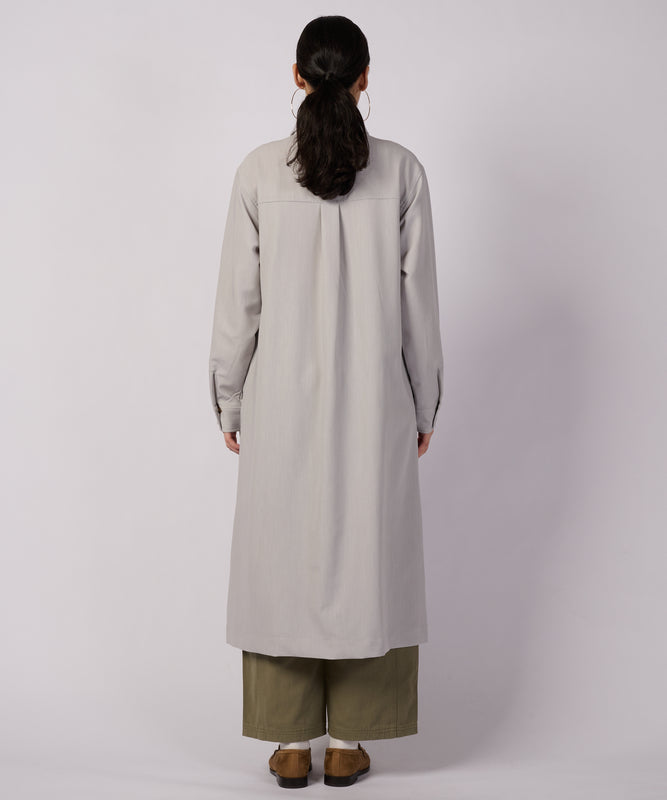 【ポイントUP対象】多用途 長袖 シャツワンピース/VERSATILE LS SHIRT DRESS