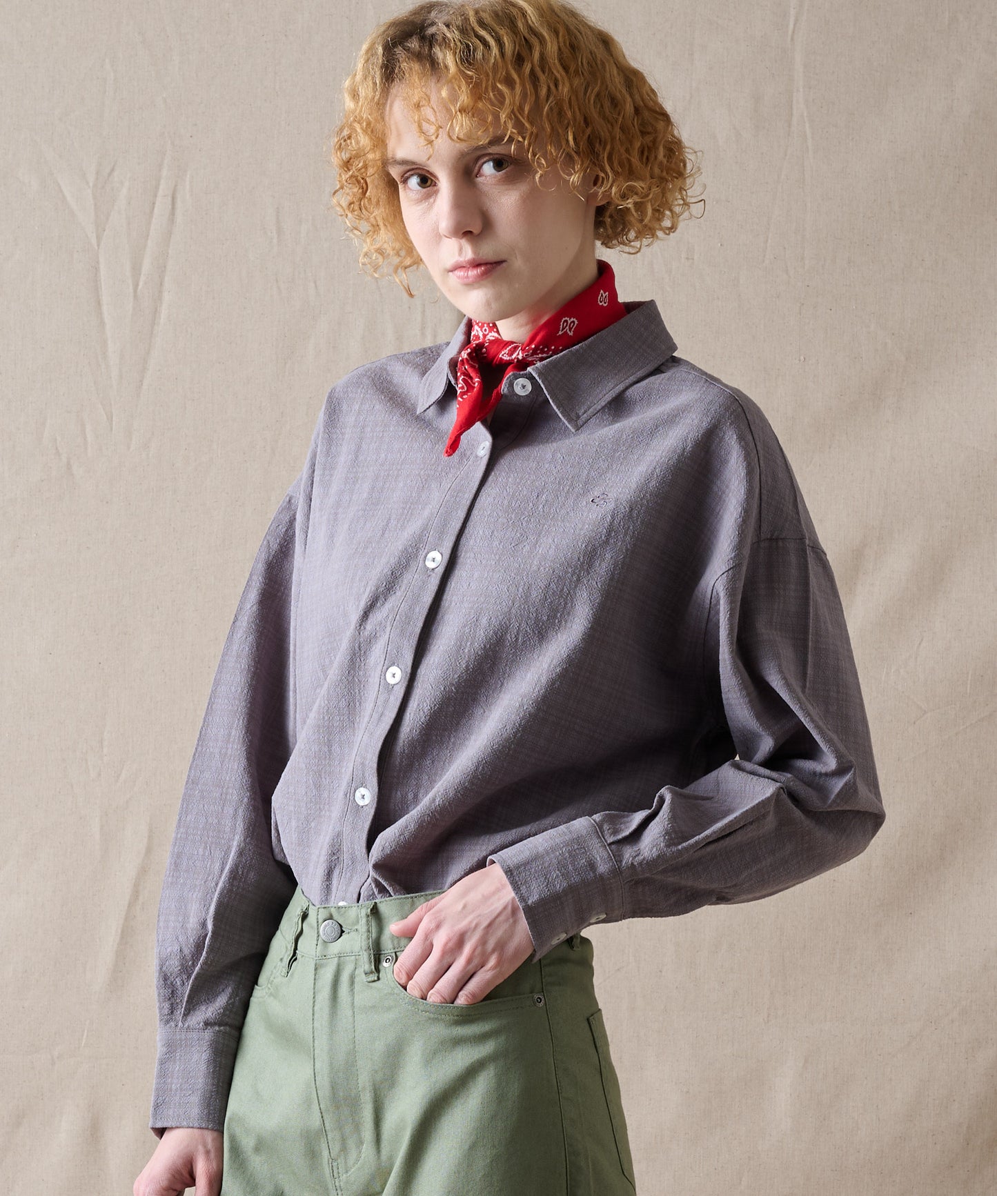 【ポイントUP対象】長袖 チェックシャツ/LS CHECK SHIRT