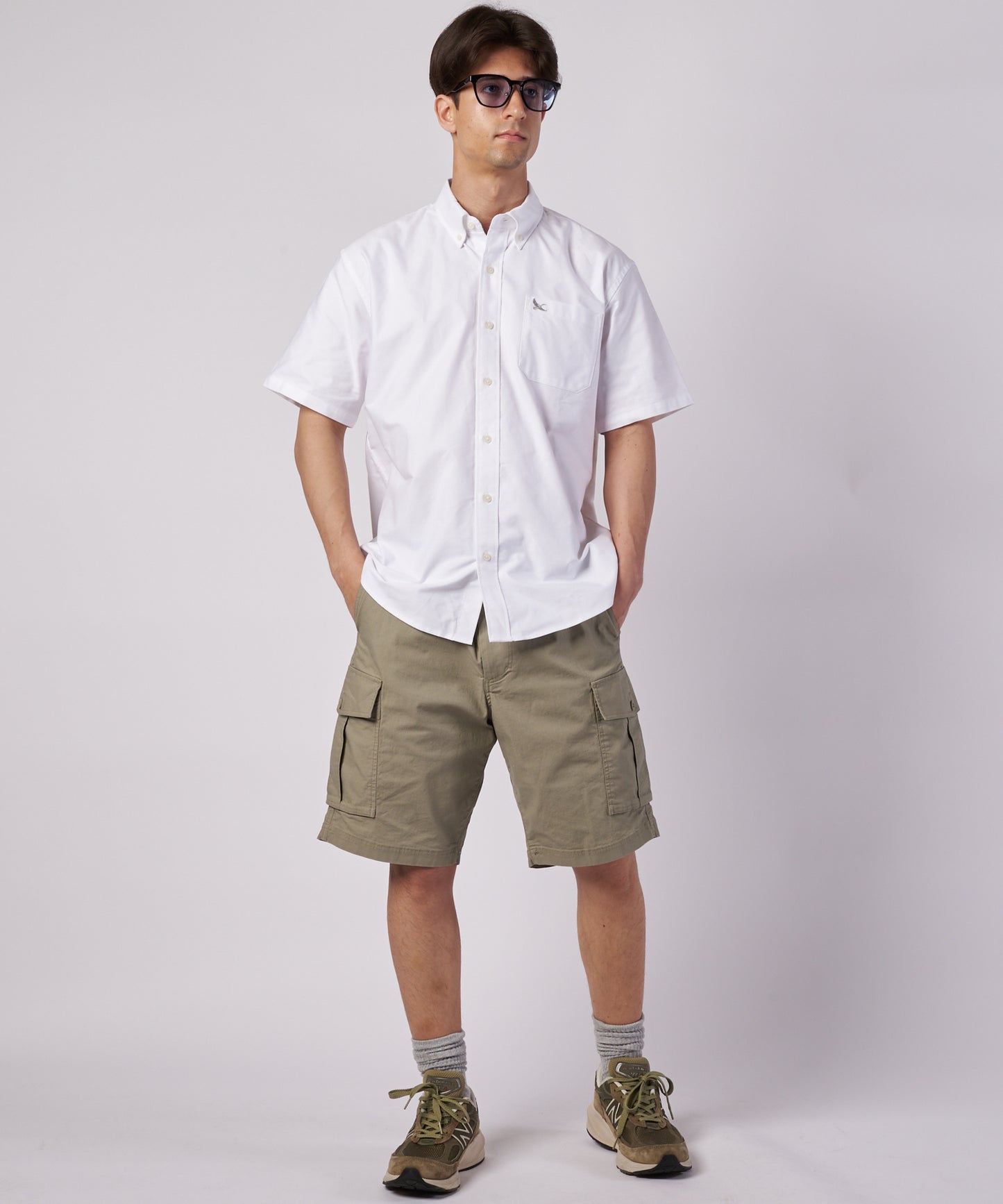 オックスフォード 半袖ボタンダウンシャツ/OXFORD SS BD SHIRTS
