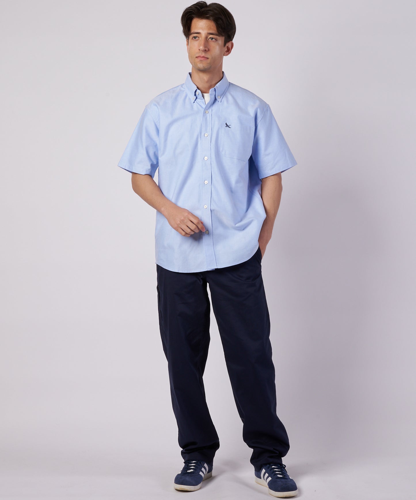 オックスフォード 半袖ボタンダウンシャツ/OXFORD SS BD SHIRTS