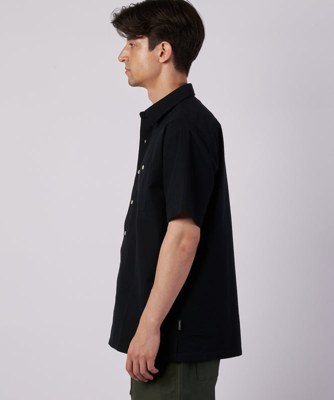 パックイット シアサッカー 半袖シャツ/PUCK IT SEERSUCKER SHIRT