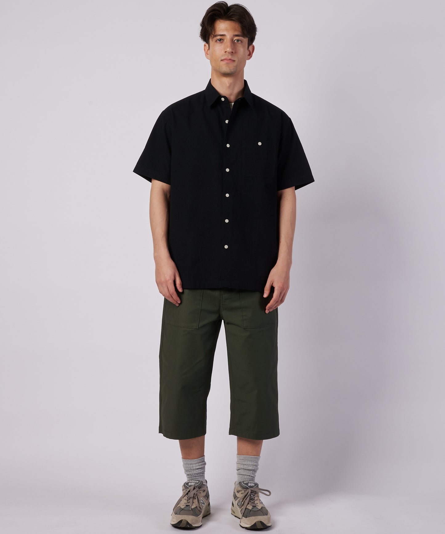 パックイット シアサッカー 半袖シャツ/PUCK IT SEERSUCKER SHIRT