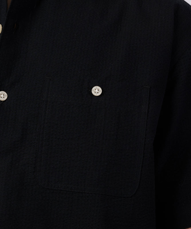 パックイット シアサッカー 半袖シャツ/PUCK IT SEERSUCKER SHIRT