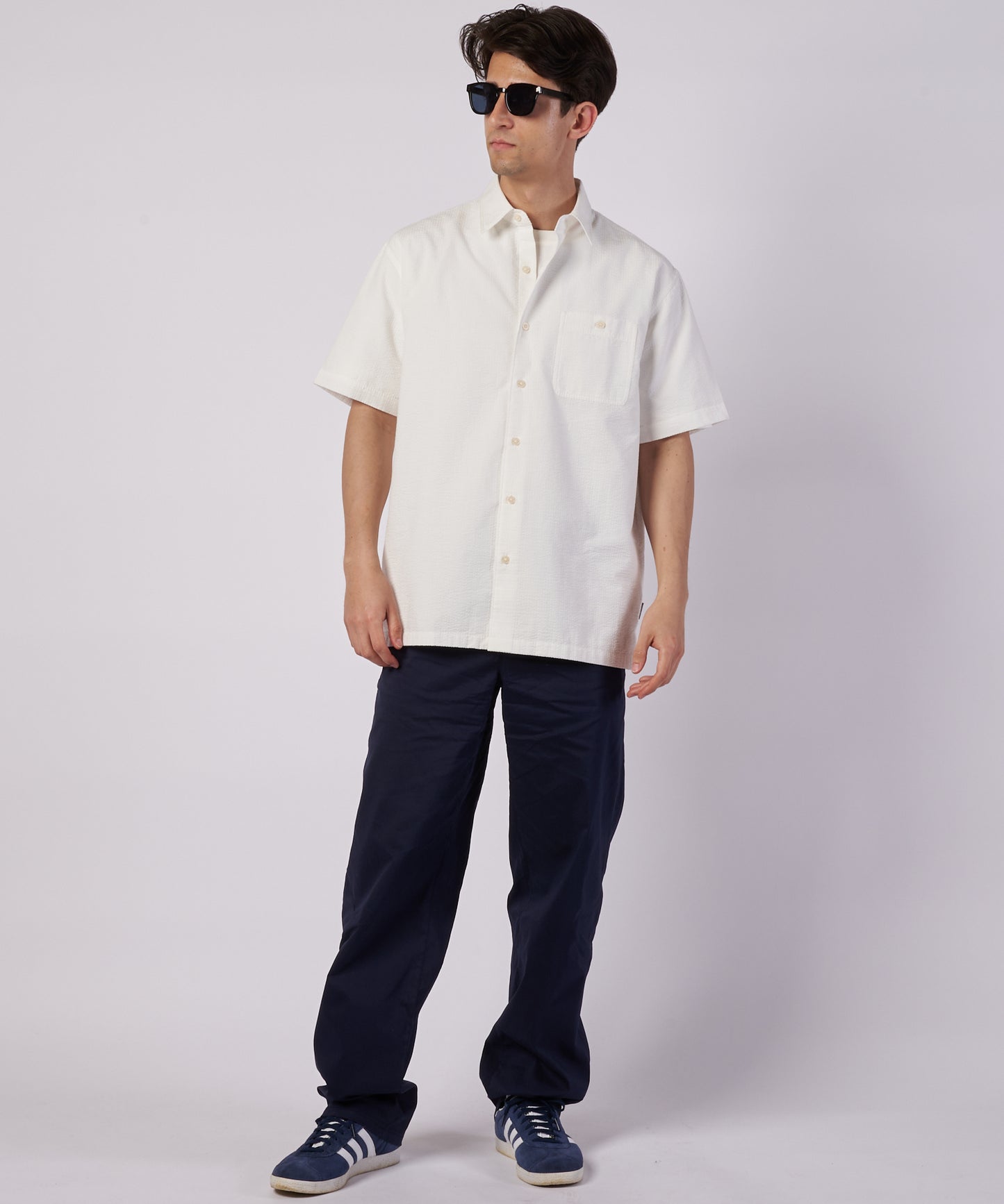 パックイット シアサッカー 半袖シャツ/PUCK IT SEERSUCKER SHIRT