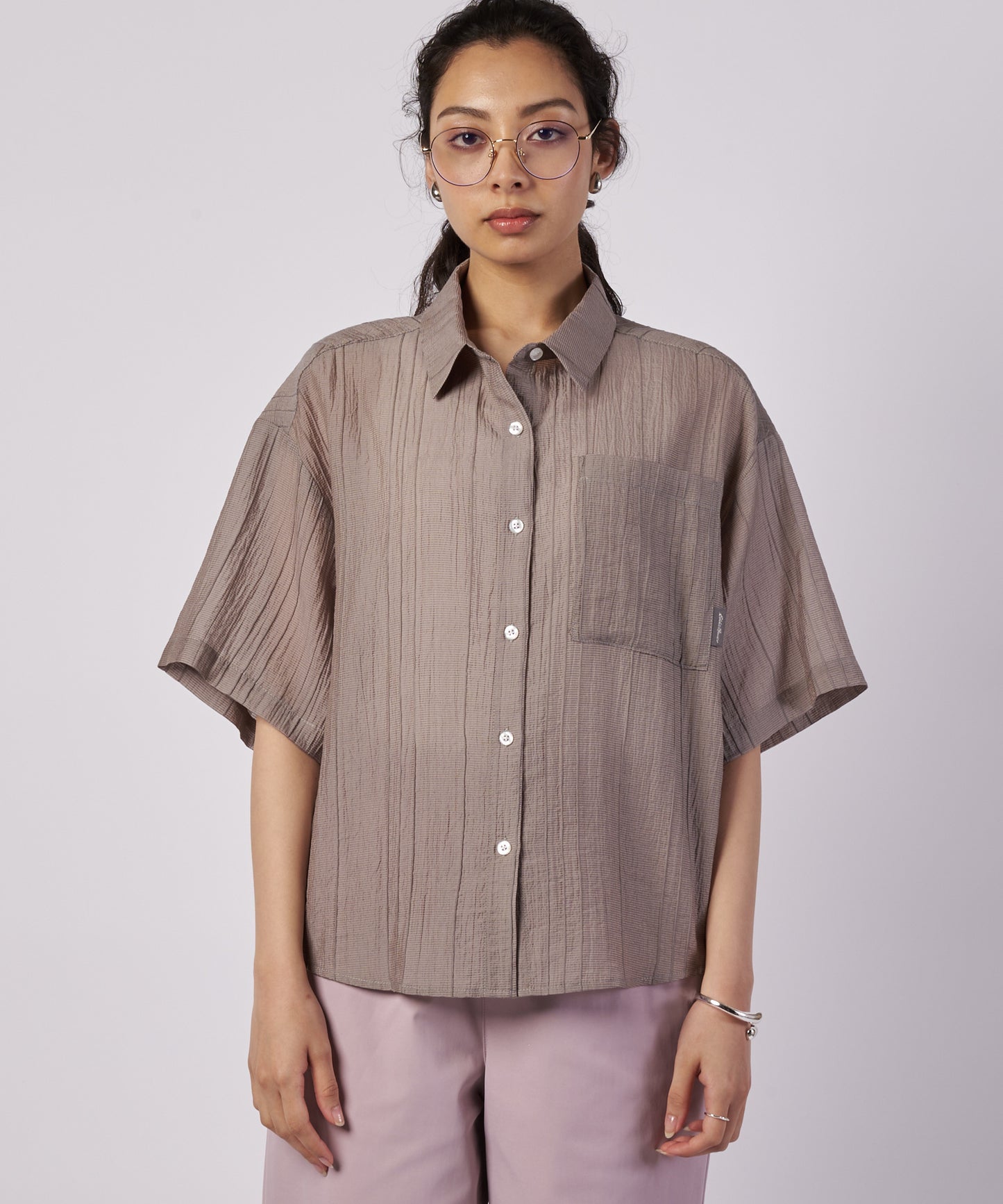 エアロライト シアー ブラウス/AERO LIGHT SHEER BLOUSE