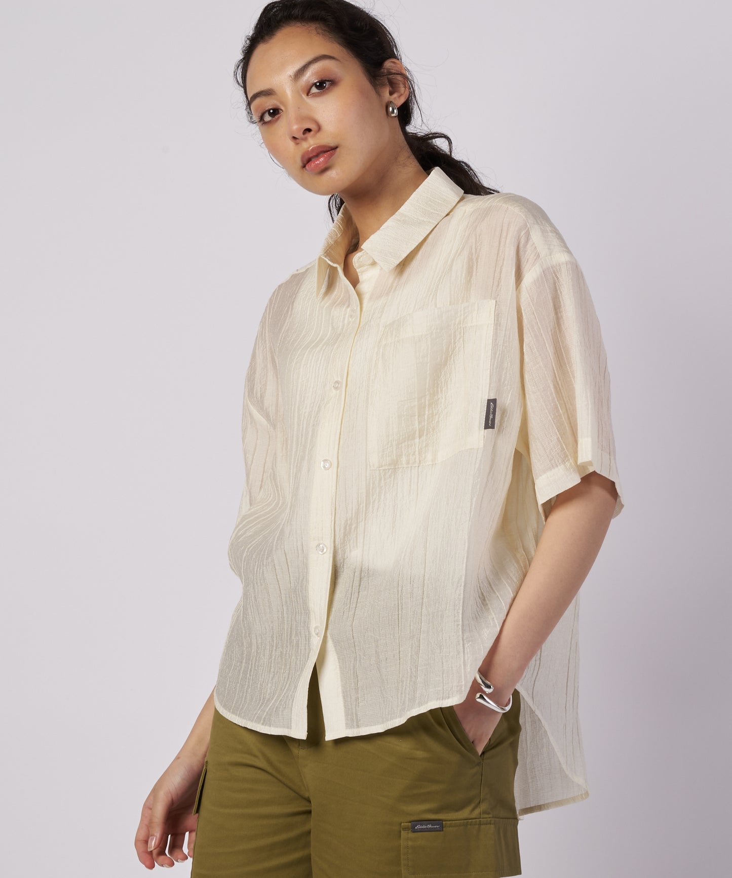 エアロライト シアー ブラウス/AERO LIGHT SHEER BLOUSE
