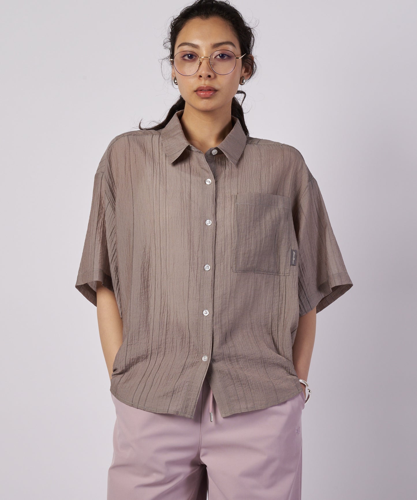 エアロライト シアー ブラウス/AERO LIGHT SHEER BLOUSE