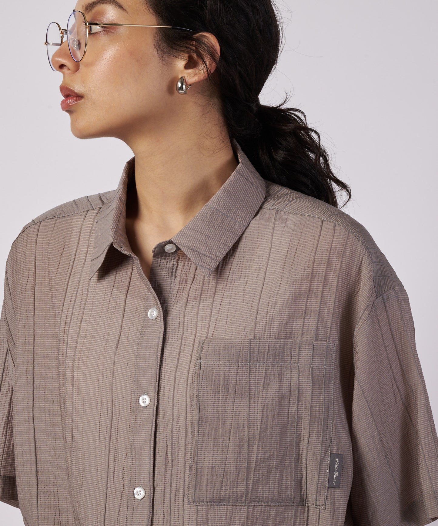 エアロライト シアー ブラウス/AERO LIGHT SHEER BLOUSE