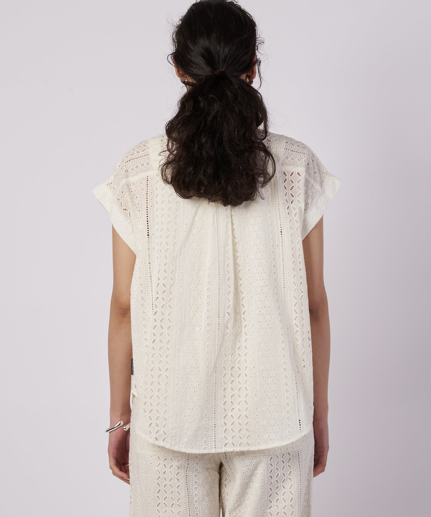 シーサイドレース シャツ/SEASIDE LACE SS SHIRT