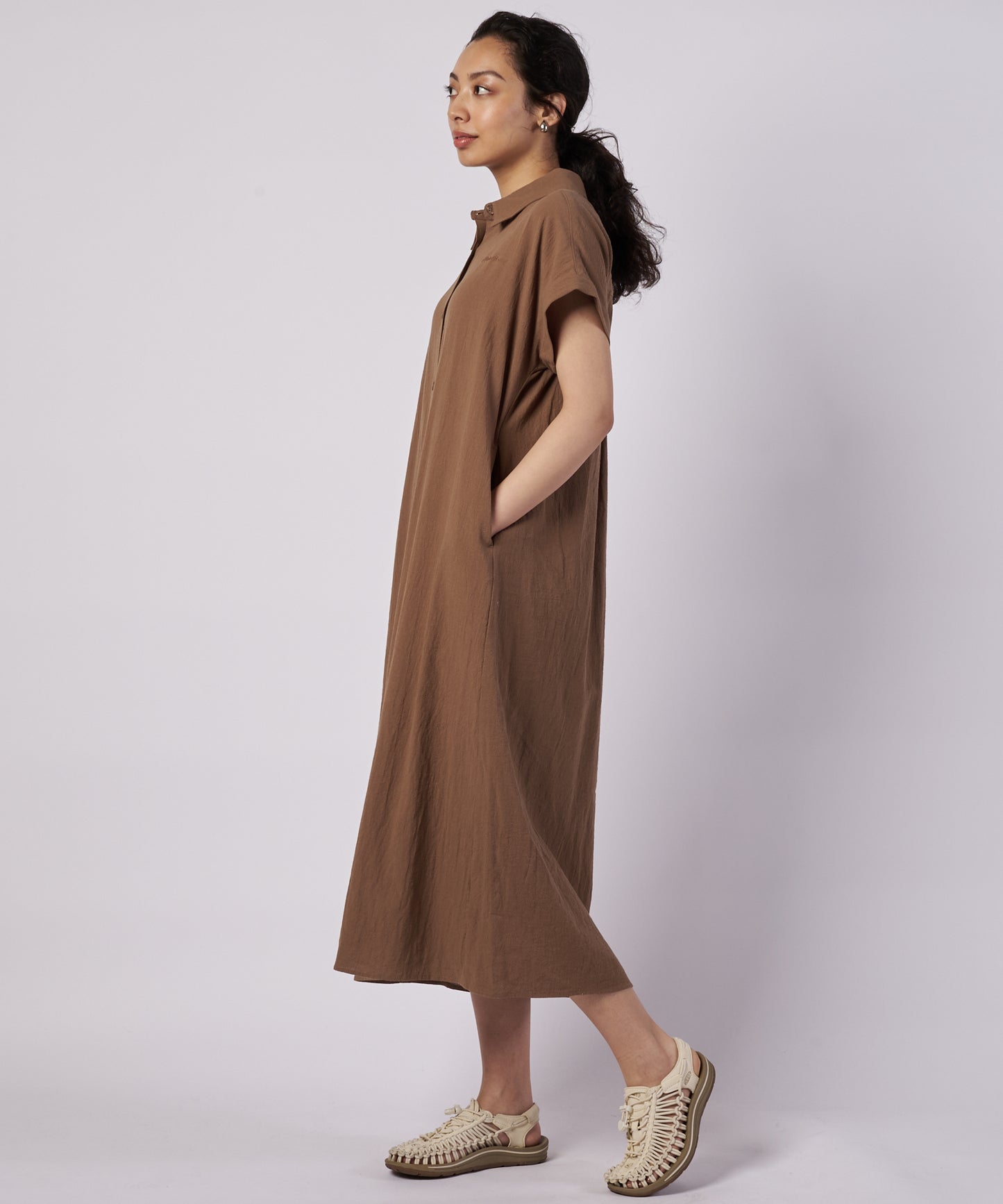 エアリー リラックス シャツワンピース/AIRY RELAX SHIRT DRESS