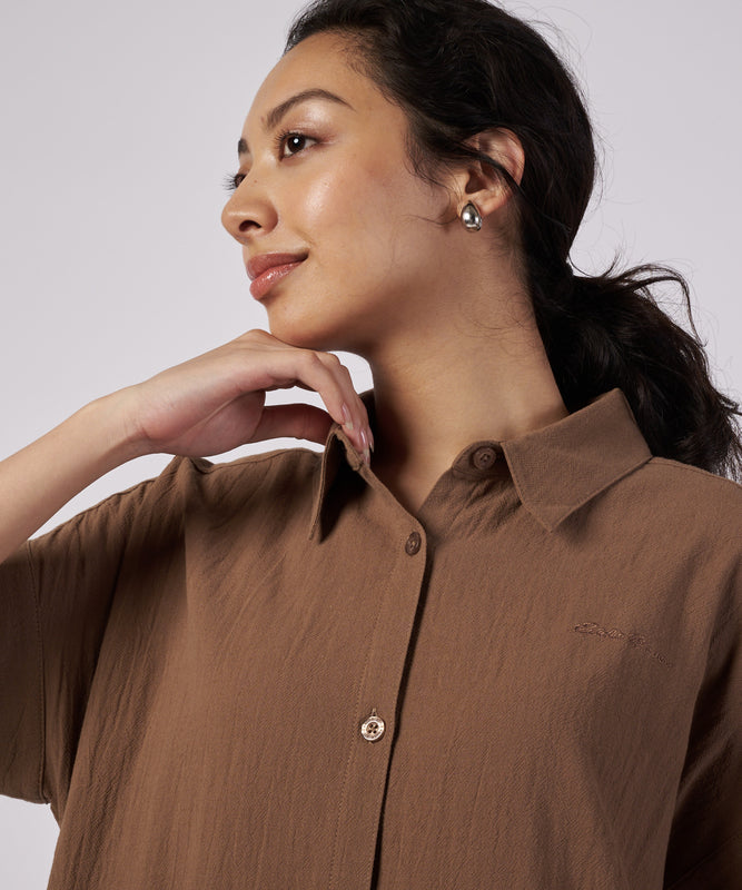 エアリー リラックス シャツワンピース/AIRY RELAX SHIRT DRESS