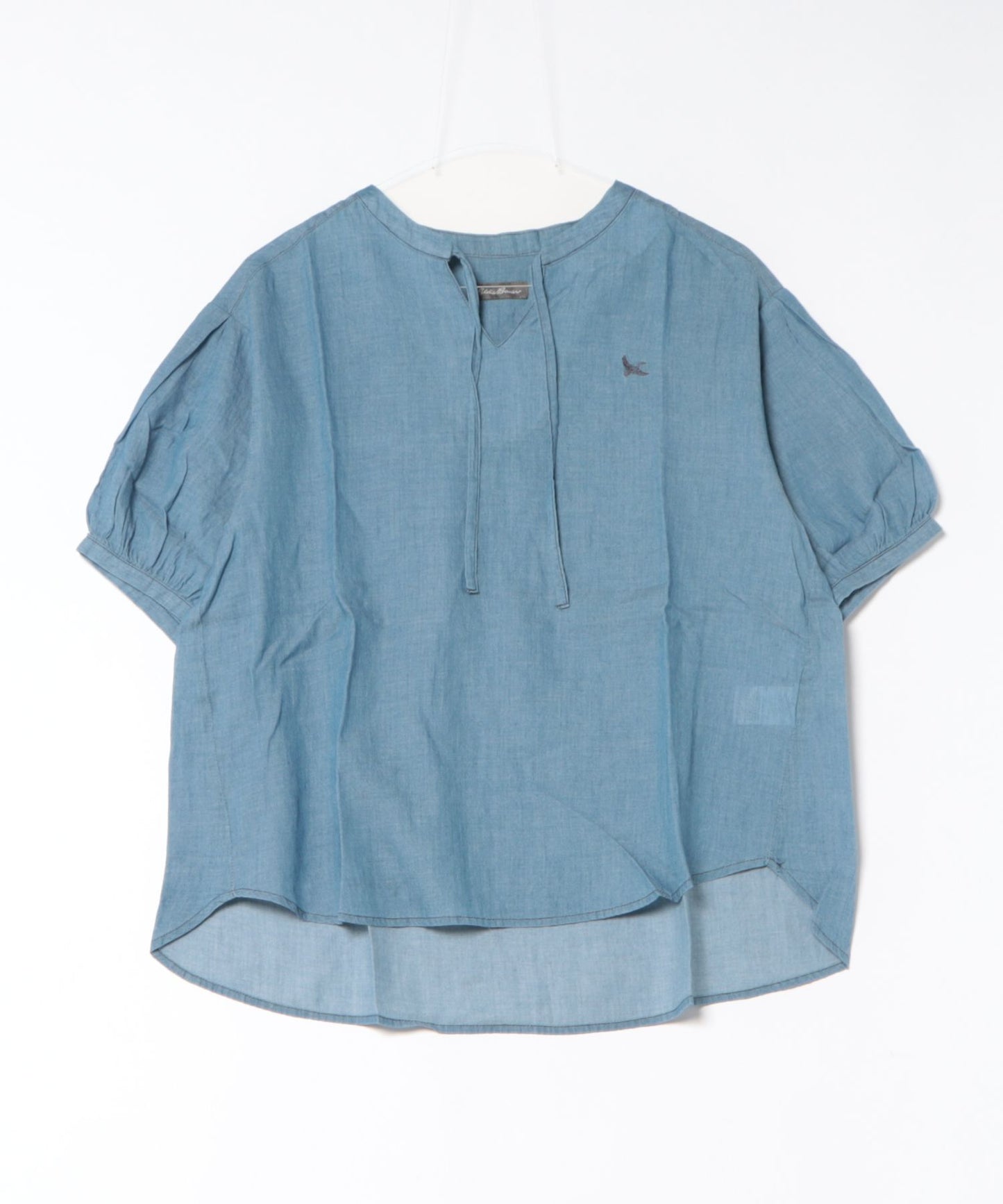 シアー インディゴ ブラウス/SHEER INDIGO BLOUSE