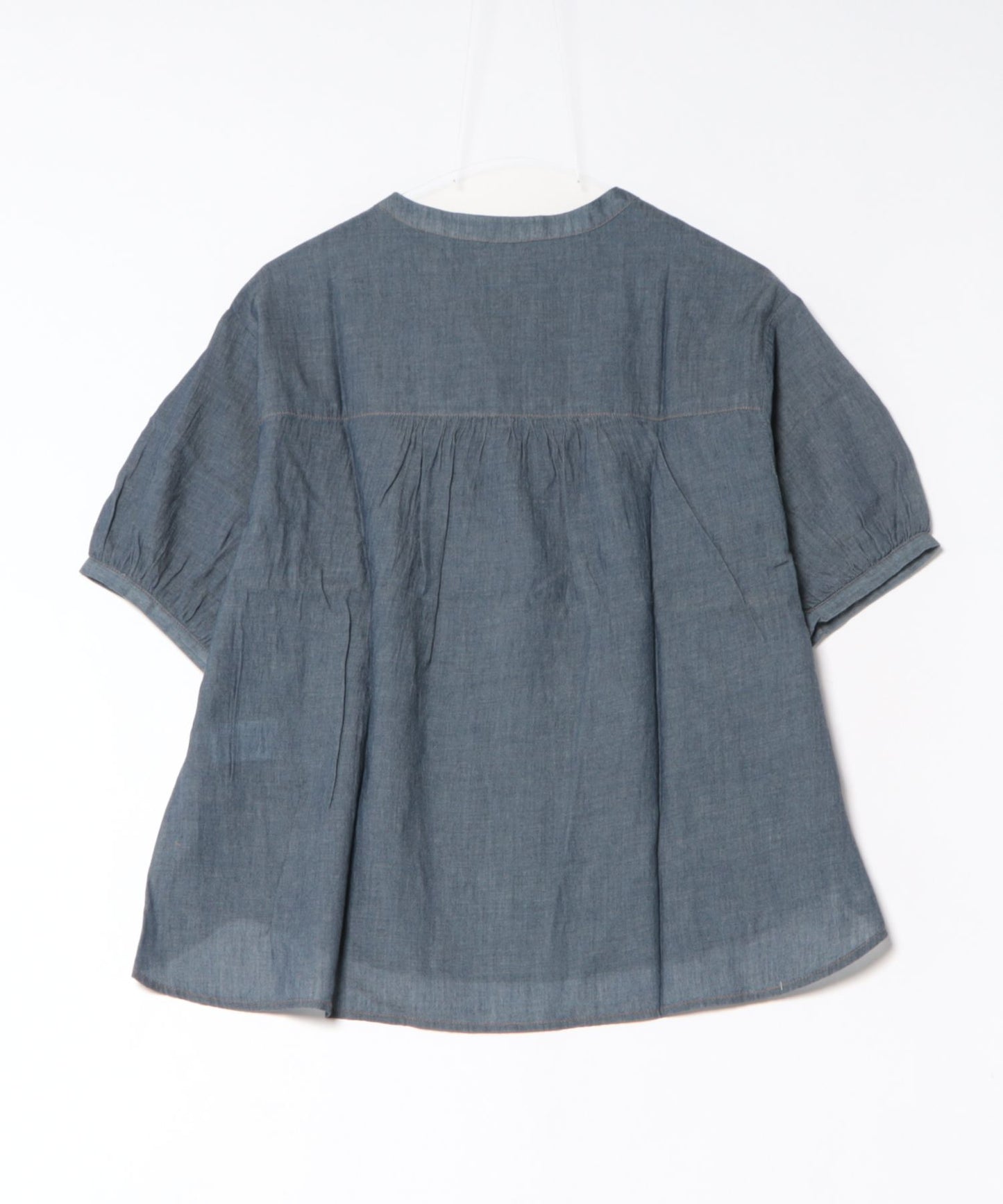 シアー インディゴ ブラウス/SHEER INDIGO BLOUSE
