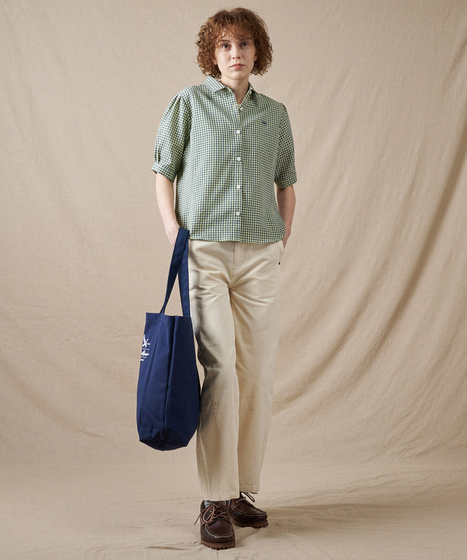 ポリコットン イージー チェックシャツ/POLY COTTON EASY CHECK SHIRT