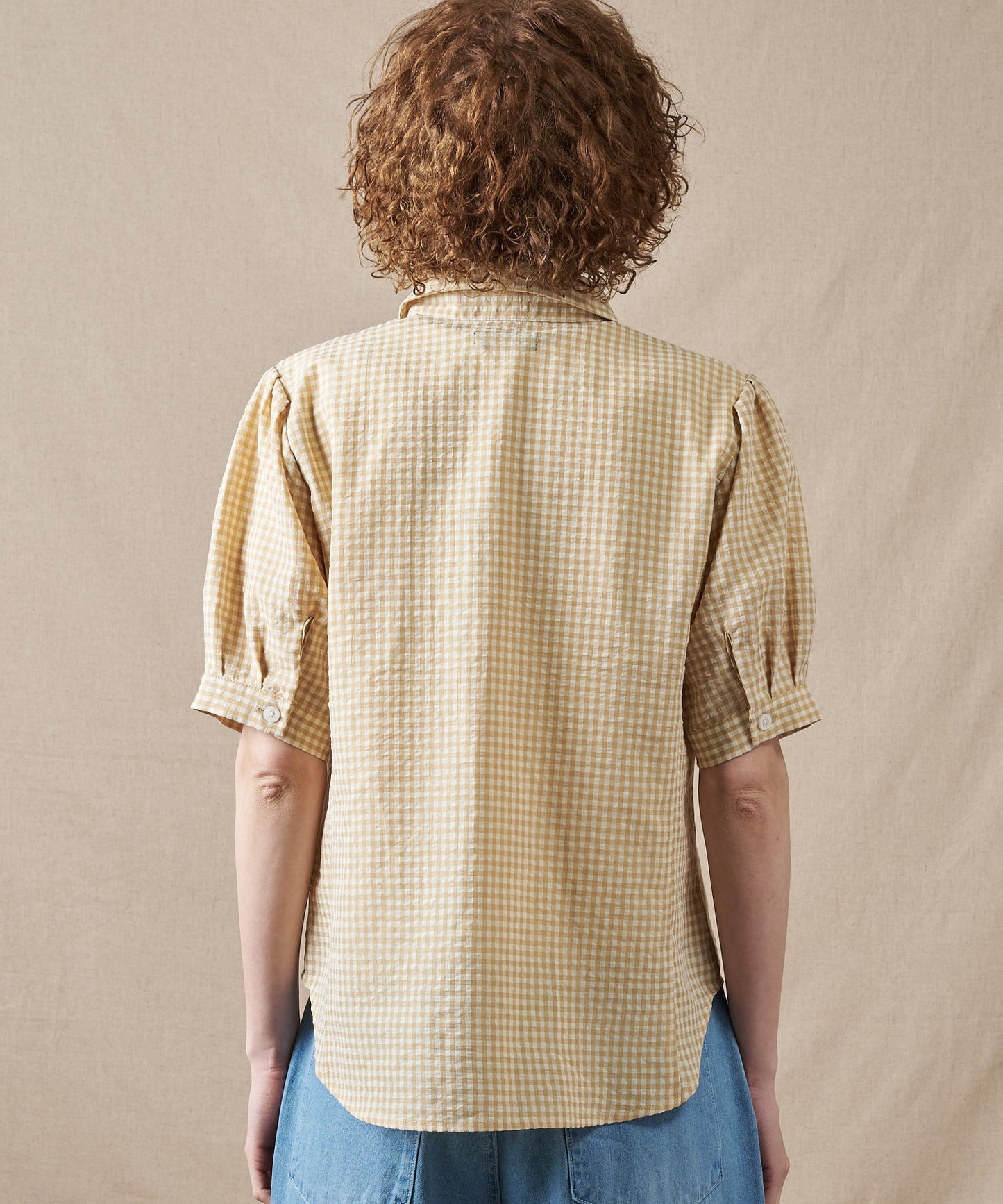 ポリコットン イージー チェックシャツ/POLY COTTON EASY CHECK SHIRT