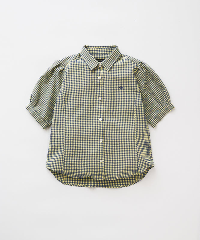 ポリコットン イージー チェックシャツ/POLY COTTON EASY CHECK SHIRT