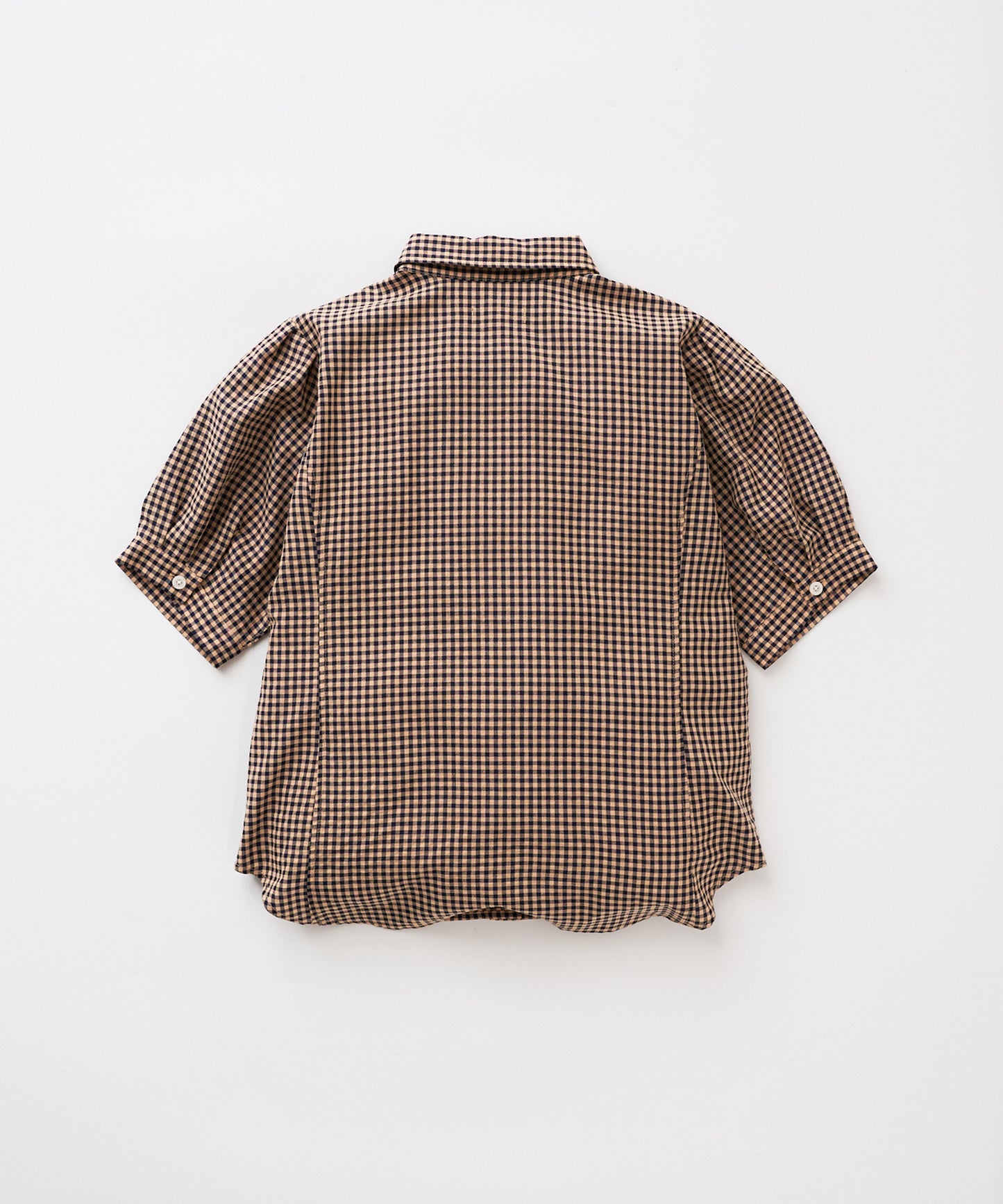 ポリコットン イージー チェックシャツ/POLY COTTON EASY CHECK SHIRT