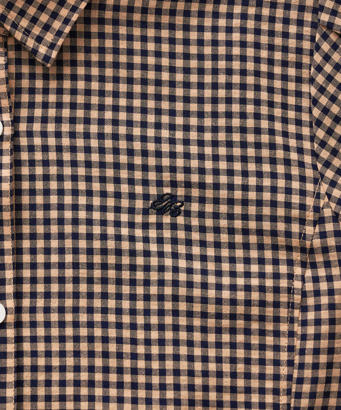 ポリコットン イージー チェックシャツ/POLY COTTON EASY CHECK SHIRT