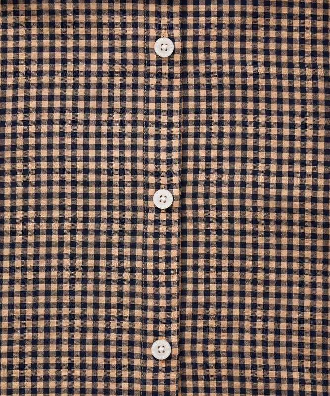 ポリコットン イージー チェックシャツ/POLY COTTON EASY CHECK SHIRT