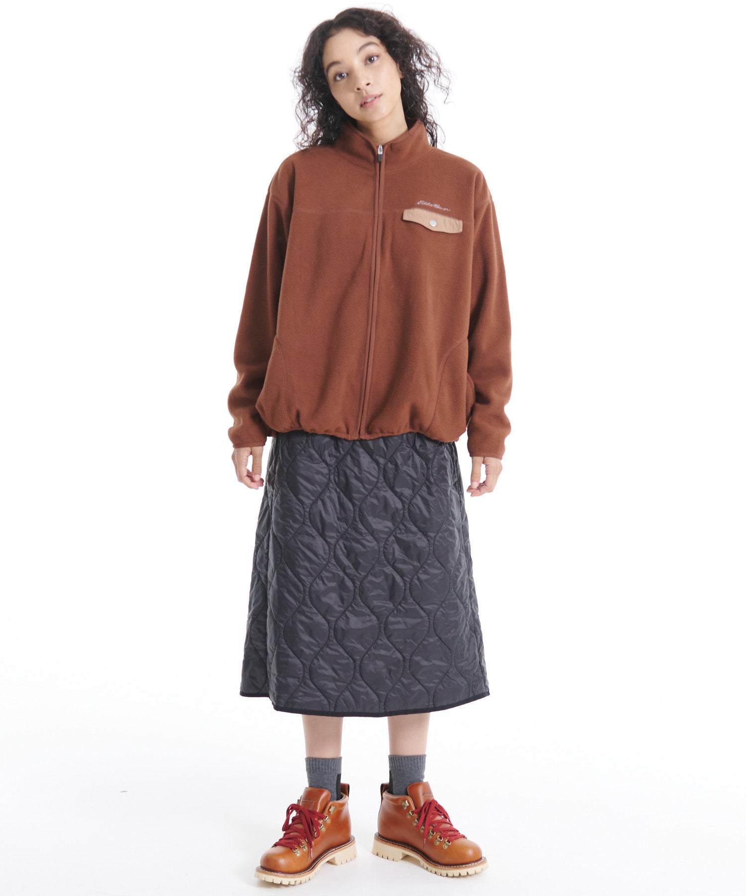 キルティングスカート/QUILTED SKIRT