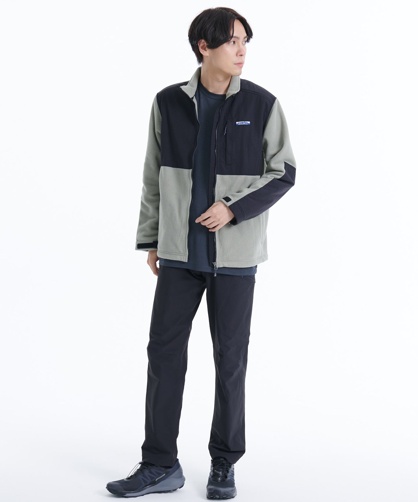 【TIME SALE】 フリースフルジップ モックネックブルゾン/FLEECE FZ MOCK