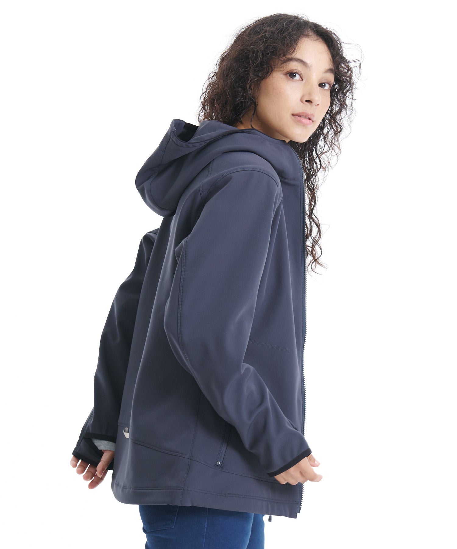 ソフトシェルフルジップフーディ/SOFTSHELL ZIPUP HOODIE