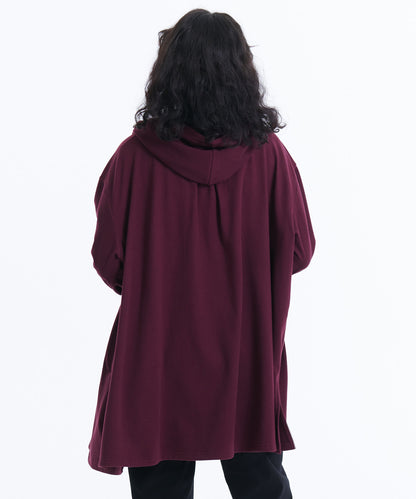 フーデッド ローブコート/HOODED ROBE COAT