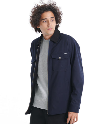 フェイクムートンシャツ/FAUX SHEARLING LINED SHIRT