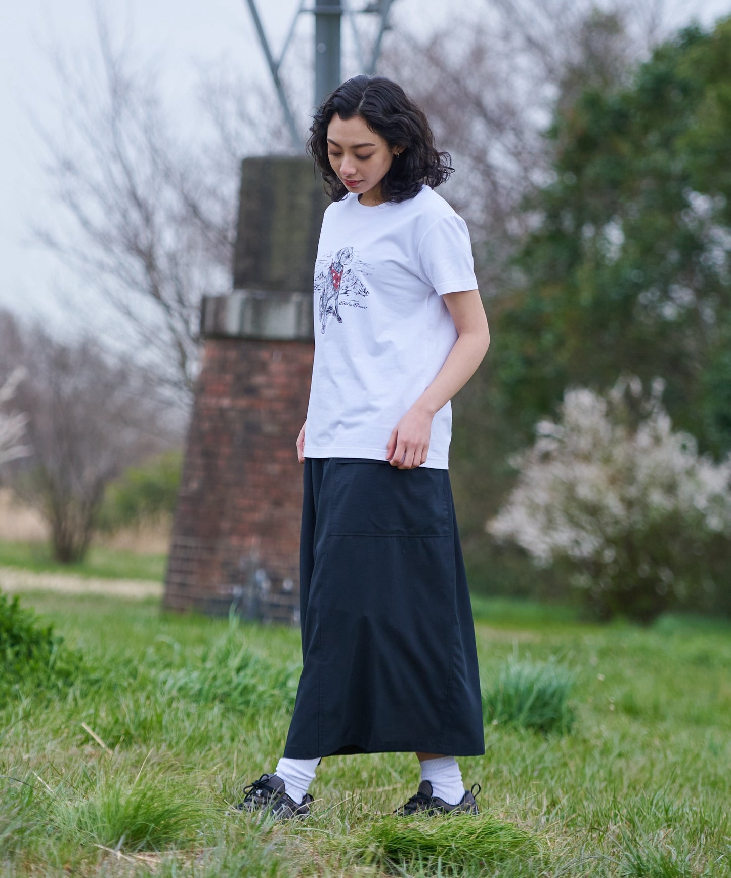 ガイド カーゴ ロングスカート/GUIDE CARGO LONG SKIRT