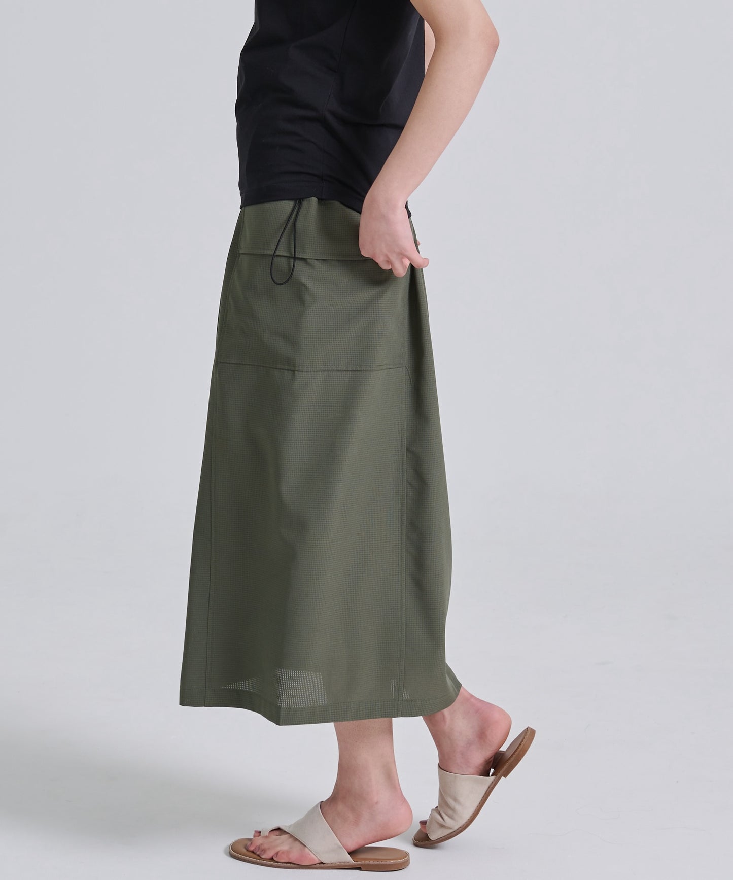 ガイド カーゴ ロングスカート/GUIDE CARGO LONG SKIRT