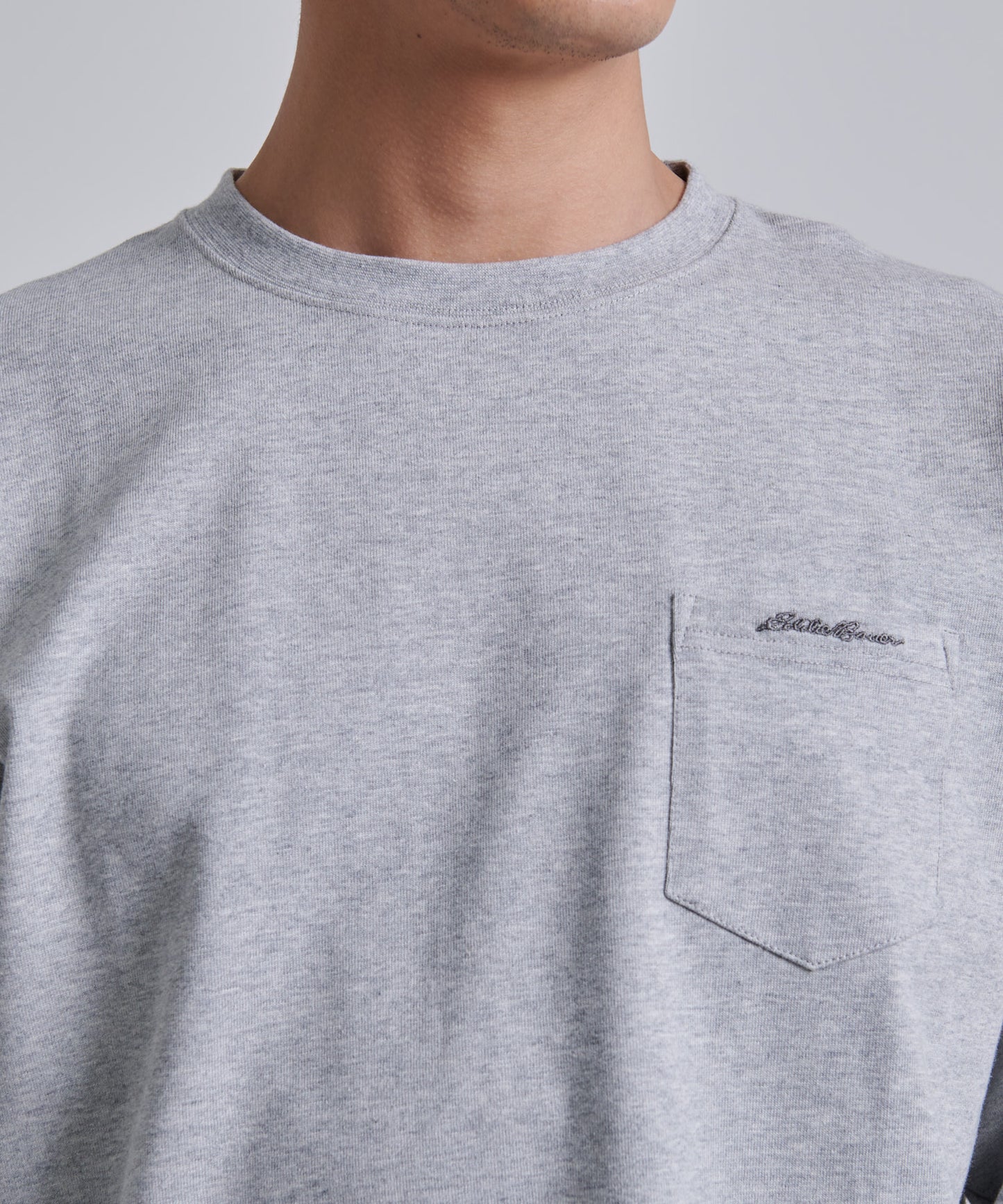 【TIME SALE】 ロゴ刺繍ポケット付 長袖Ｔシャツ/LOGO EMB PKT LS TEE