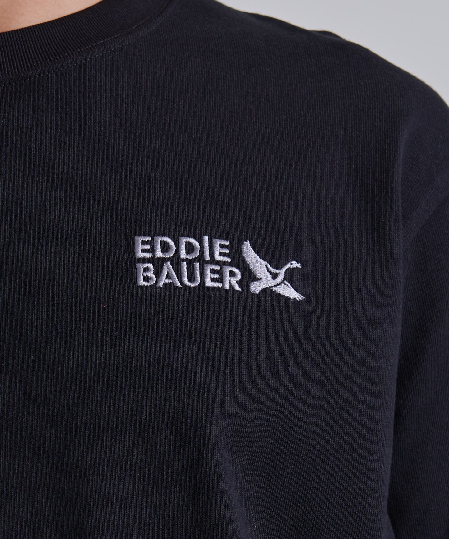 長袖 ロゴ刺繍Ｔシャツ/EB LOGO EMB LS TEE