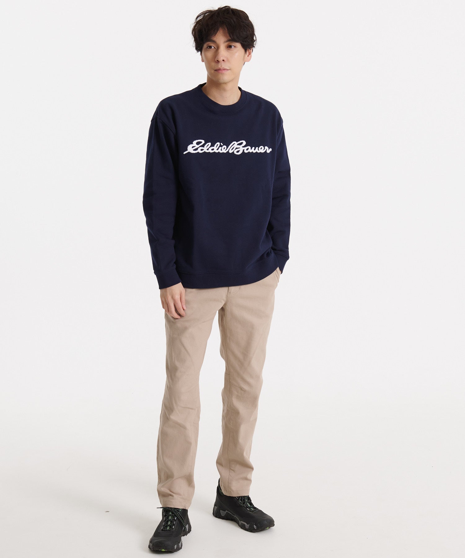 ロゴ クルーネックスウェット/LOGO CREW SWEAT