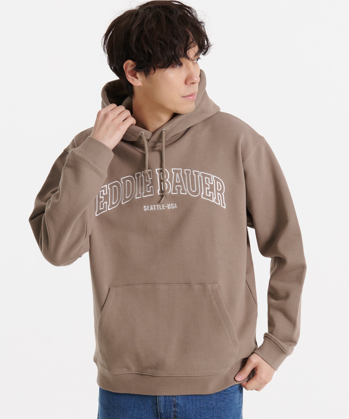 ロゴ フーディスウェット/LOGO CREW HOODIE