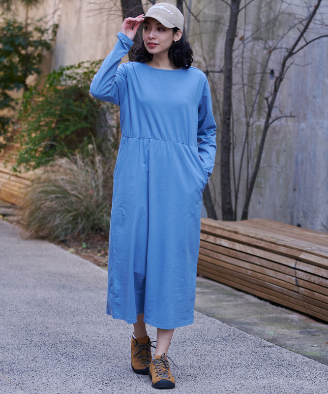 アスター 長袖 ワンピース/ASTER LS EMPIRE WAIST DRESS