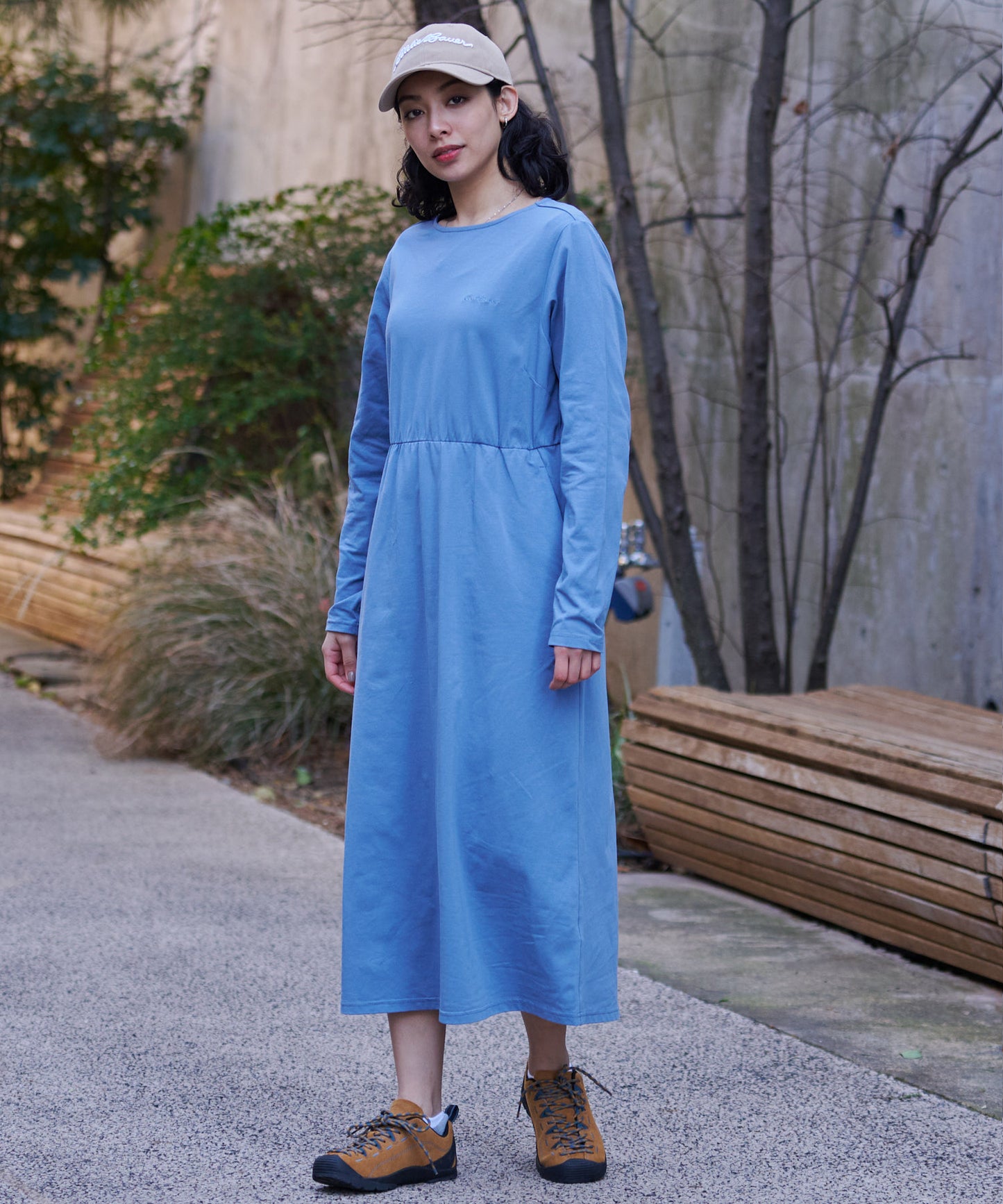 アスター 長袖 ワンピース/ASTER LS EMPIRE WAIST DRESS