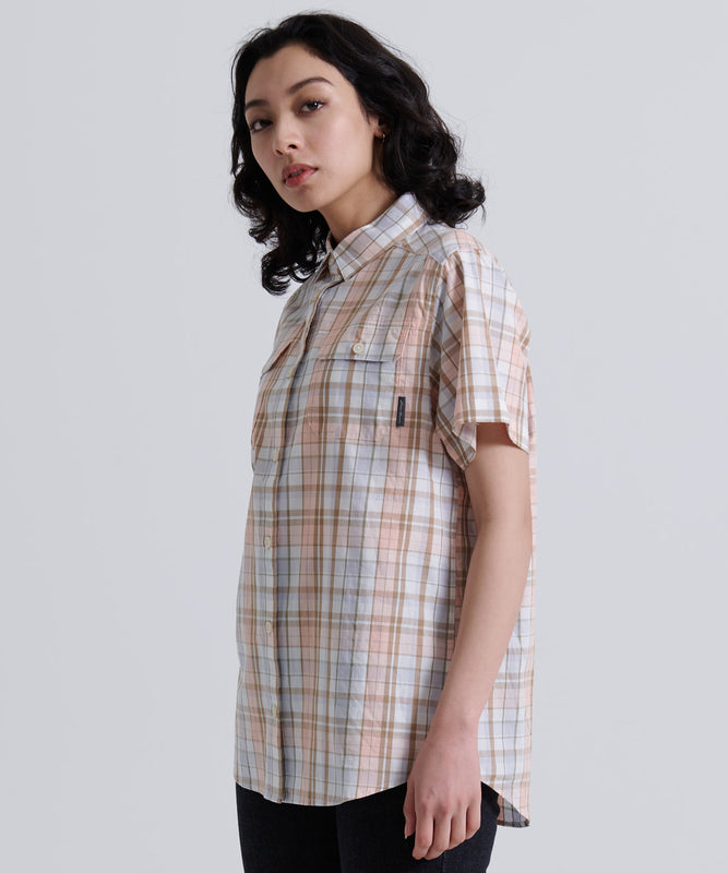 【TIME SALE】 マウンテン 半袖チェックシャツ/MOUNTAIN SS SHIRT