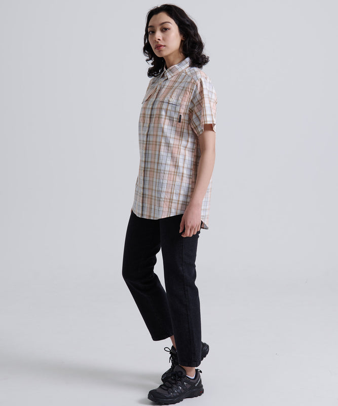 【TIME SALE】 マウンテン 半袖チェックシャツ/MOUNTAIN SS SHIRT