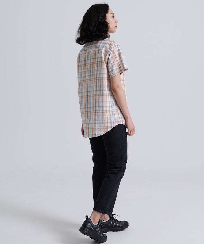 【TIME SALE】 マウンテン 半袖チェックシャツ/MOUNTAIN SS SHIRT