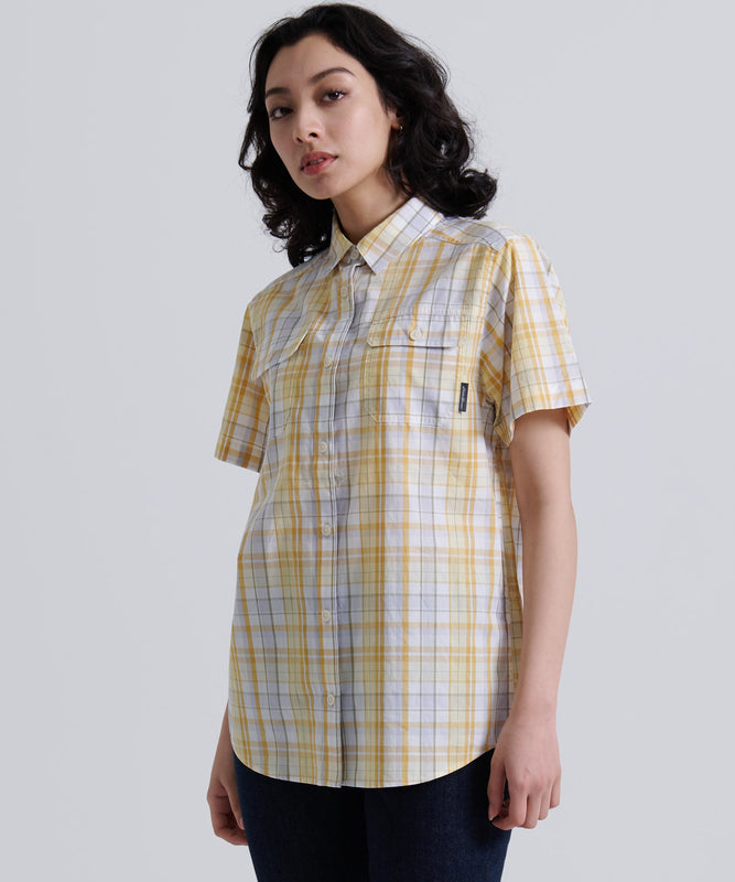 【TIME SALE】 マウンテン 半袖チェックシャツ/MOUNTAIN SS SHIRT