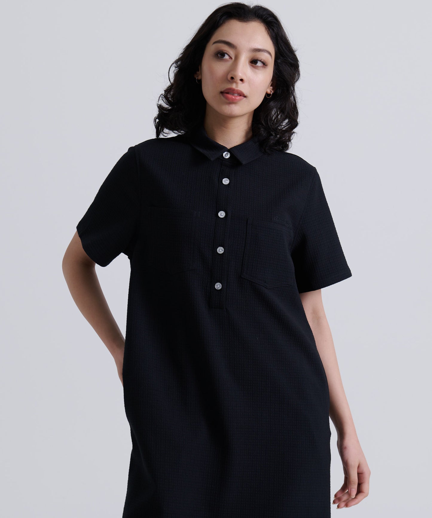 ダブルポケット シャツチュニック/DOUBLE POKCET SHIRT TUNIC