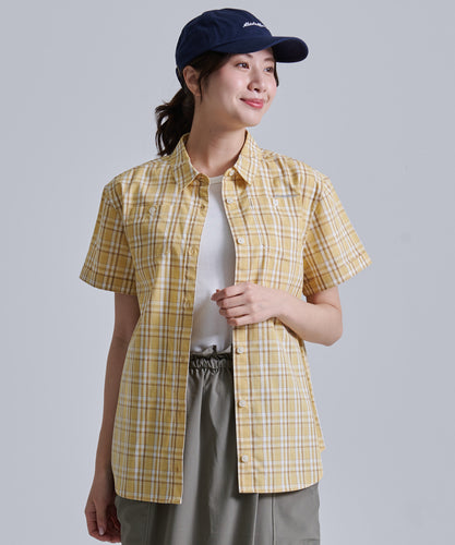 コットンチェック 半袖シャツ/COTTON CHECKED SS SHIRT