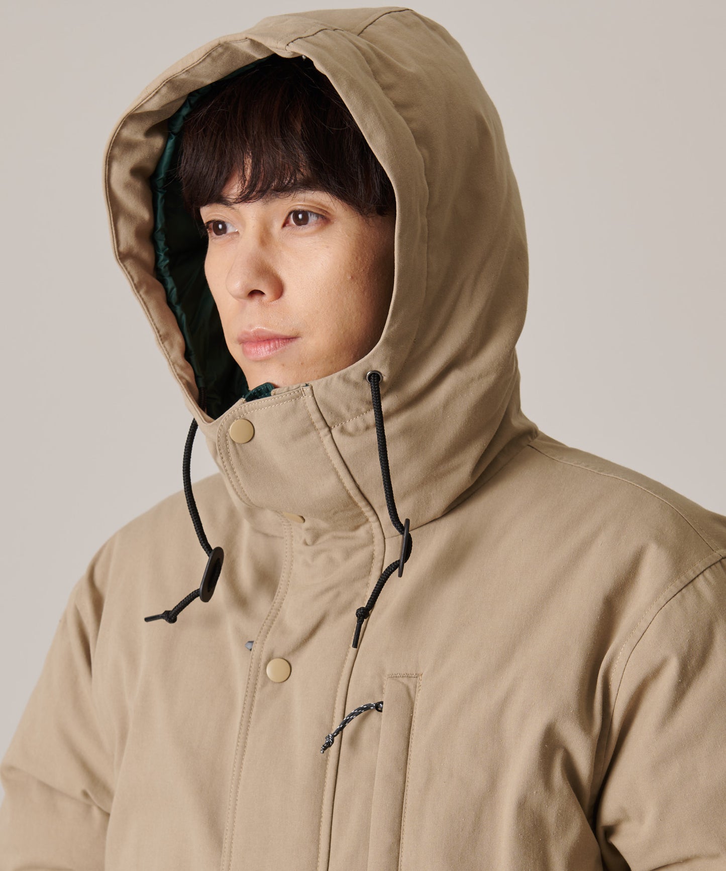 リッジライン ショートパーカー/RIDGE LINE SHORT PARKA