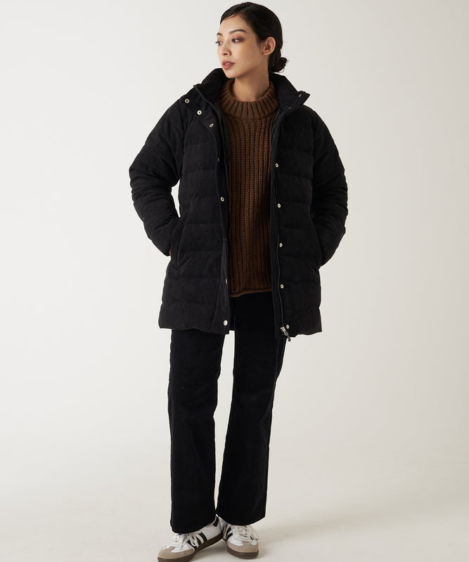 【予約】コーデュロイダウンコート/CORDUROY DOWN COAT